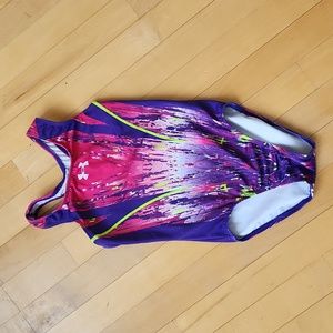Under Armour Girls Gymnastics Leotard Child Large